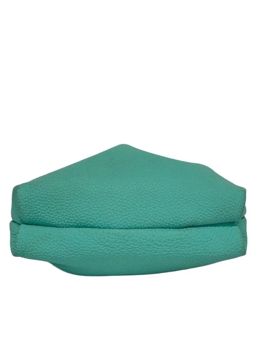 BONAVENTURA Light Blue Leather Shoulder Bag